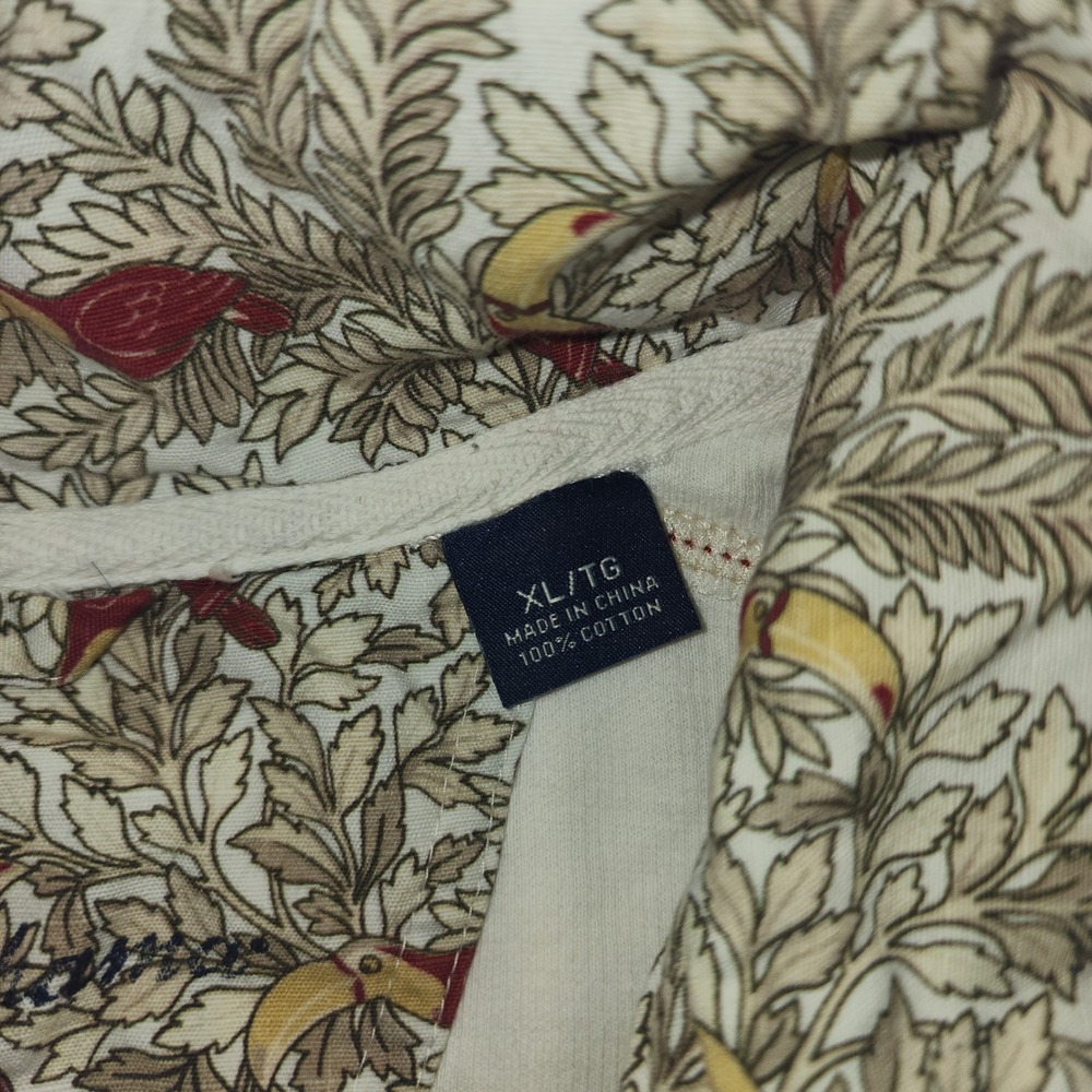Tommy Bahama Mens XL Cream Quarter Zip Sweatshirt Make Life One Long Weekend - Picture 6 of 9